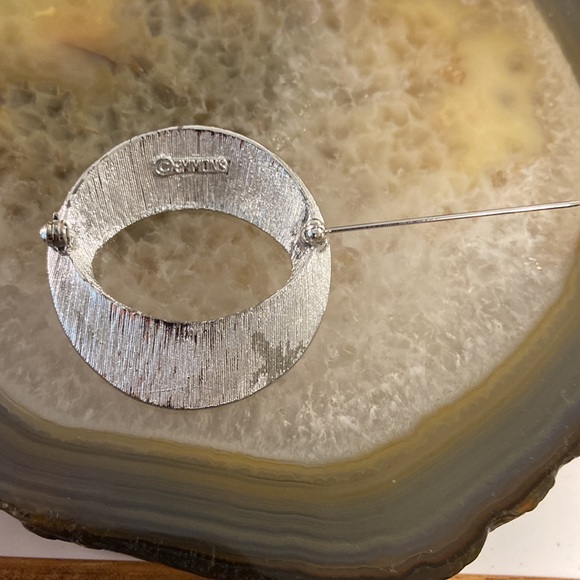 Vintage Emmons silver flower brooch 2” - Picture 4 of 12